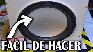 TRUCO HACER cajon para | audio en CASA o Coche - YouTube