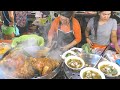Street Food in Phuket, Thailand. Best Stalls of Malin Plaza Night Market in Patong