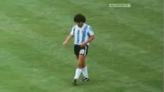 25 Monstrous Dribbles by Diego Maradona | Great Football