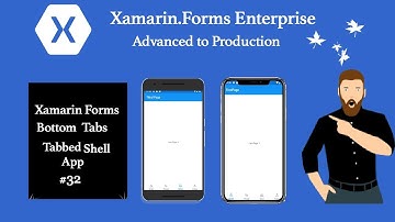 Xamarin Forms Bottom Navigation using Shell #Tutorial 32