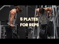 5 PLATE DIPS FOR 3 & 385lb BENCH PRESS | Raw Push Strength