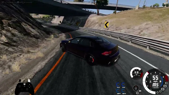 BeamNG Drive - Drifting ETK-800 Sedan