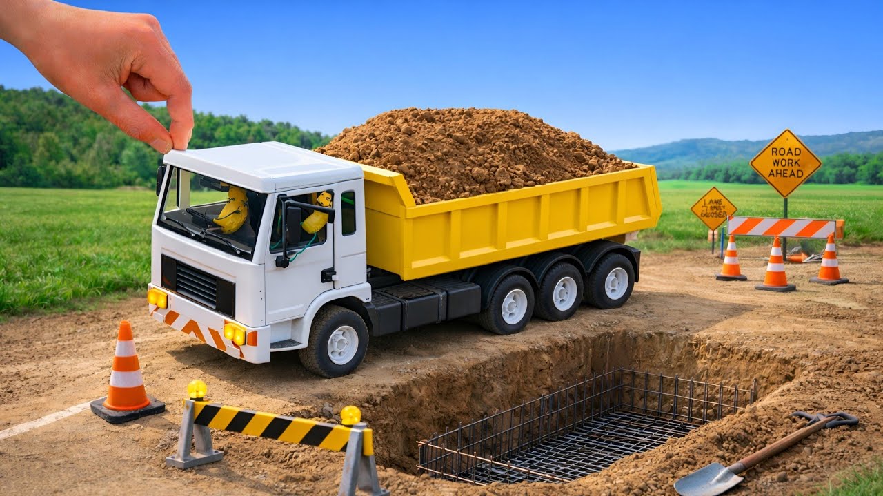 DIY Mini Machines | Tractor, Truck & Road Building Projects