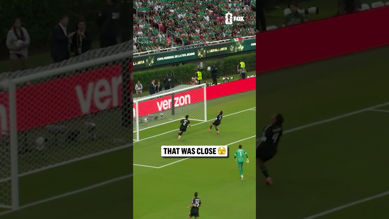 It was ruled offside, but a truly incredible effort on this goal line clearance by Edson Álvarez