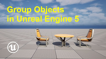 How to group objects in Unreal Engine 5