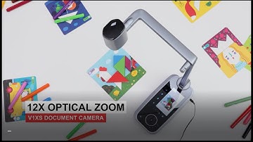 With Amazing 12X Optical Zoom from JOYUSING V1XS Document Camera