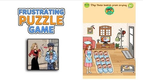 Frustrating Puzzle Game level 45 | stop these babies from crying Gameplay
