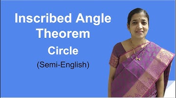 Inscribed Angle Theorem - Circle (Semi-English)