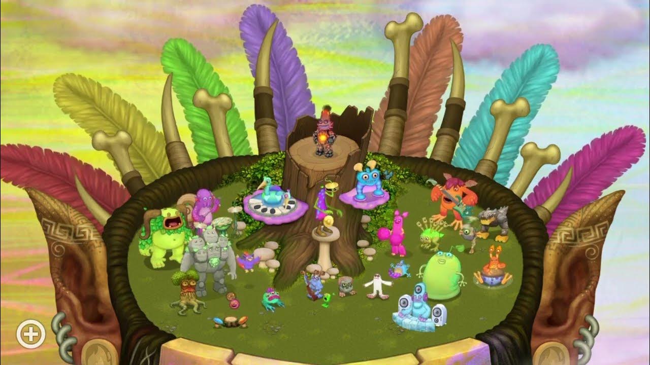 Остров племён my singing. Остров племен my singing. My singing monsters племя. Остров племён my singing. Лаватека поющие монстры.