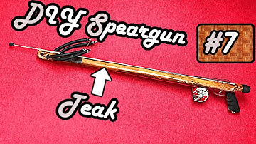 DIY Speargun - Teak Carbon Gun - Step by Step - 7