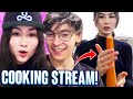 COOKING STREAM HIGHLIGHTS | Kyedae & TenZ