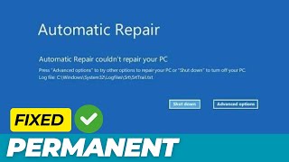 How to Fix Automatic Repair Loop in Windows 11 &amp; 10 | Automatic Repair Couldn&#39;t Repair Your PC