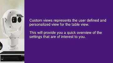 Configuration Manager 7 -  How to use table view &  custom view
