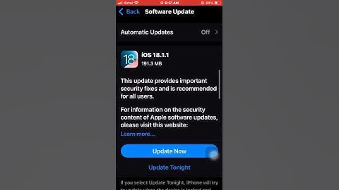 iOS 18.1.1 is out! Update this… #iosupdate #iosupdate