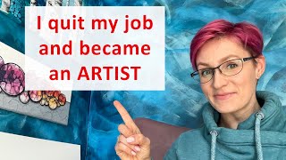 #151 I quit my job and became an artist 5 tips for your art career #art #journey #artist #youtuber