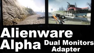 Alienware Alpha Steam box Dual Monitor adapter