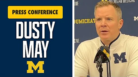Dusty May Press Conference After Michigan Basketball Win Over Purdue I Wolverines I #GoBlue
