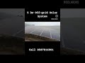 5 kw off grid solar system #solarenergy #solar #solarsystem #solarpower #solarpanel #solarcity