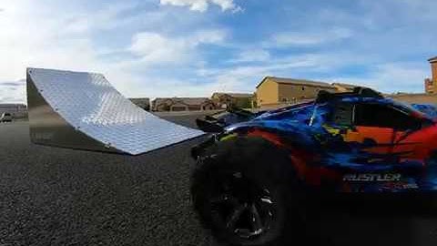 RC car ramp fun with RC Bash Ramps