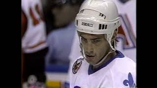 October 13 1992 NHL Hockey Philadelphia Flyers Quebec Nordiques Eric Lindros first game Quebec Pt.2