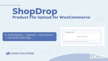 ShopDrop – Installation & Setup Guide (2025) | Product File Upload for WooCommerce
