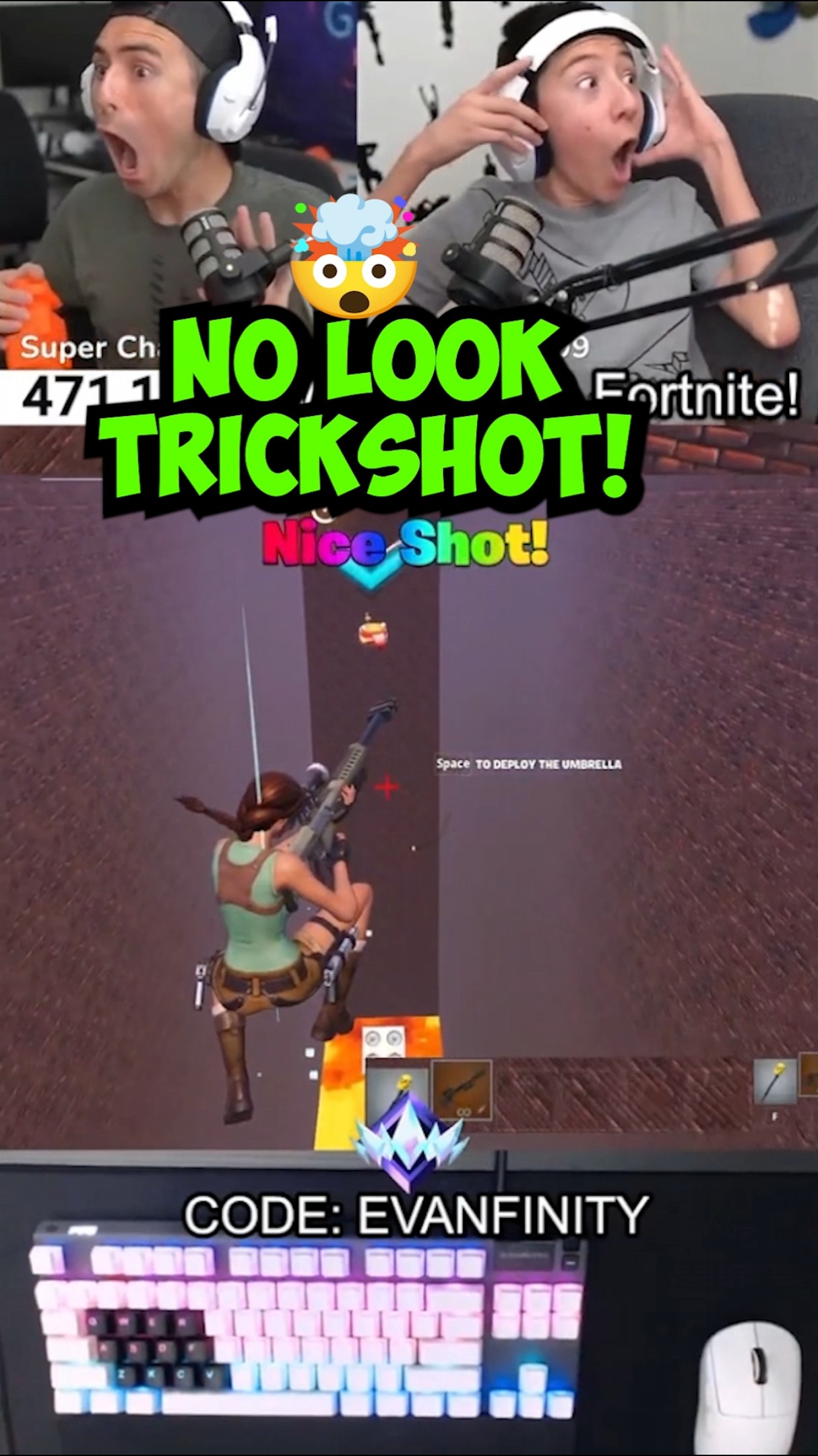 No Look Trickshot ?