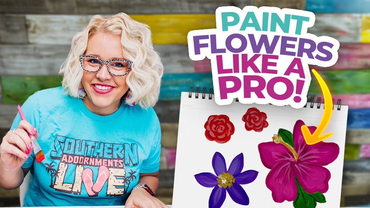 Learn How to Paint the Perfect Spring Flowers | Simple Floral Painting Tutorial