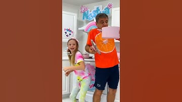 Thumbnail of Nastya and Dad funny tiktok #shorts #nastya #likenastya #funny #youtubeshorts #viral