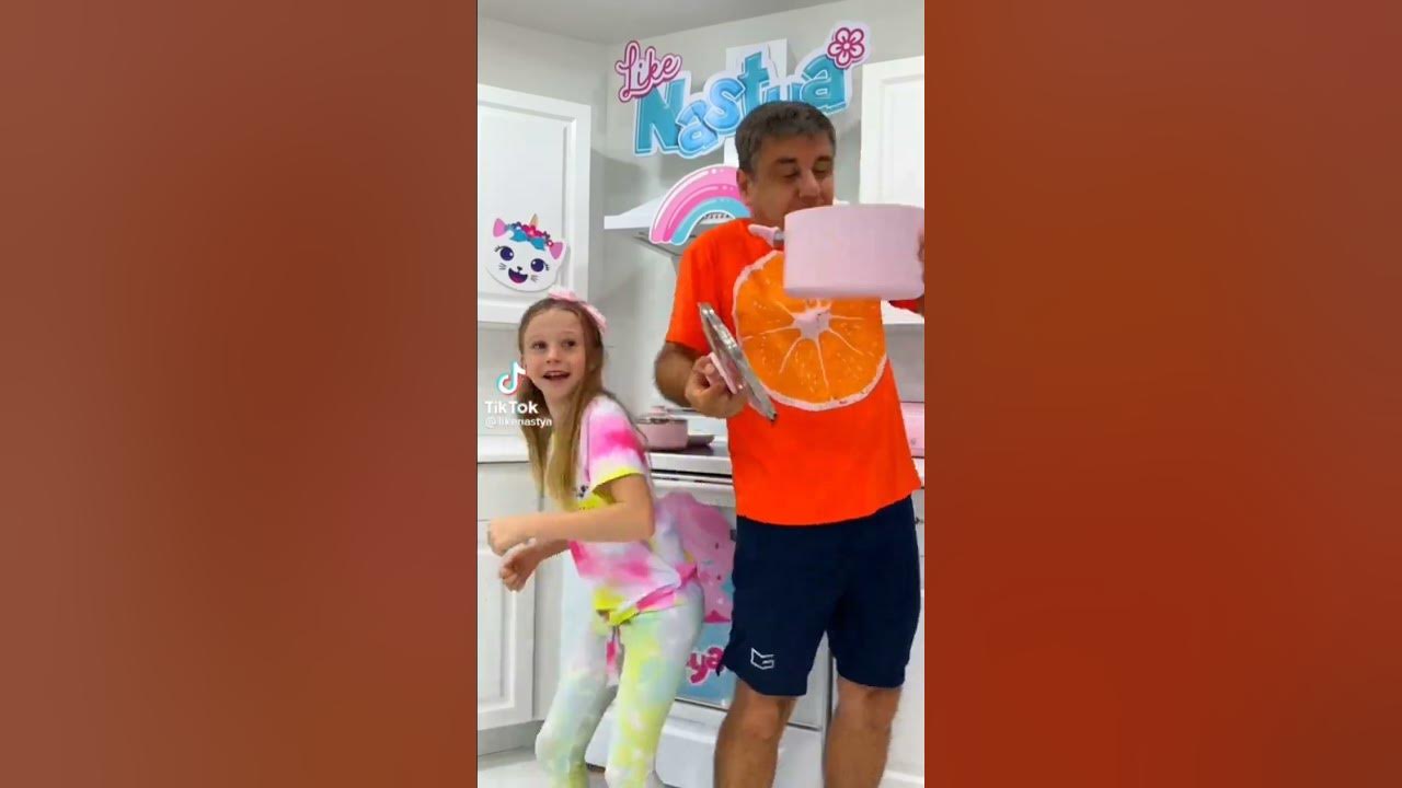 Nastya and Dad funny tiktok #shorts #nastya #likenastya #funny #youtubeshorts #viral