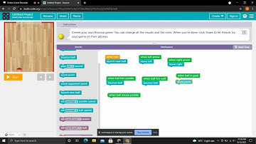 How to make your own bounce game on sprite lab code.org
