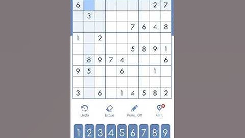 29 NOV 2019 - SUDOKU DAILY CHALLENGE
