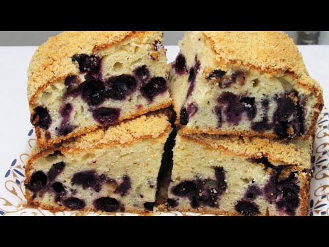 Кефирный Пирог с ягодами! 5 минут на тесто и выпечка - очень вкусный пирог на кефире