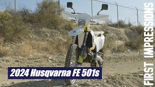 2024 Husqvarna FE501s | Whiskey Throttle Media