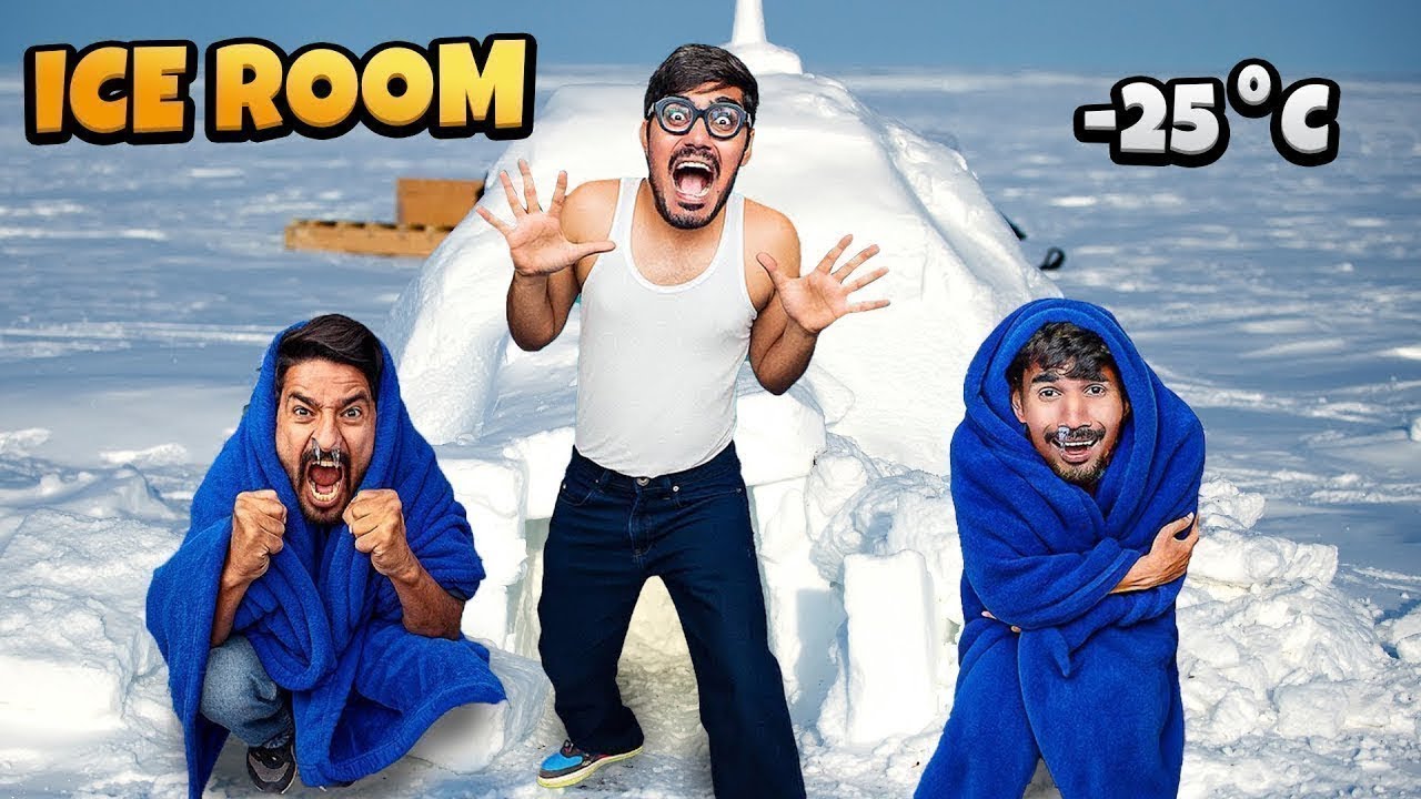 Last To Leave Coldest Room Wins ₹100000   अंटार्कटिका जैसी ठंड   DO NOT TRY⛔️