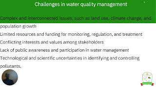 Water Quality Management