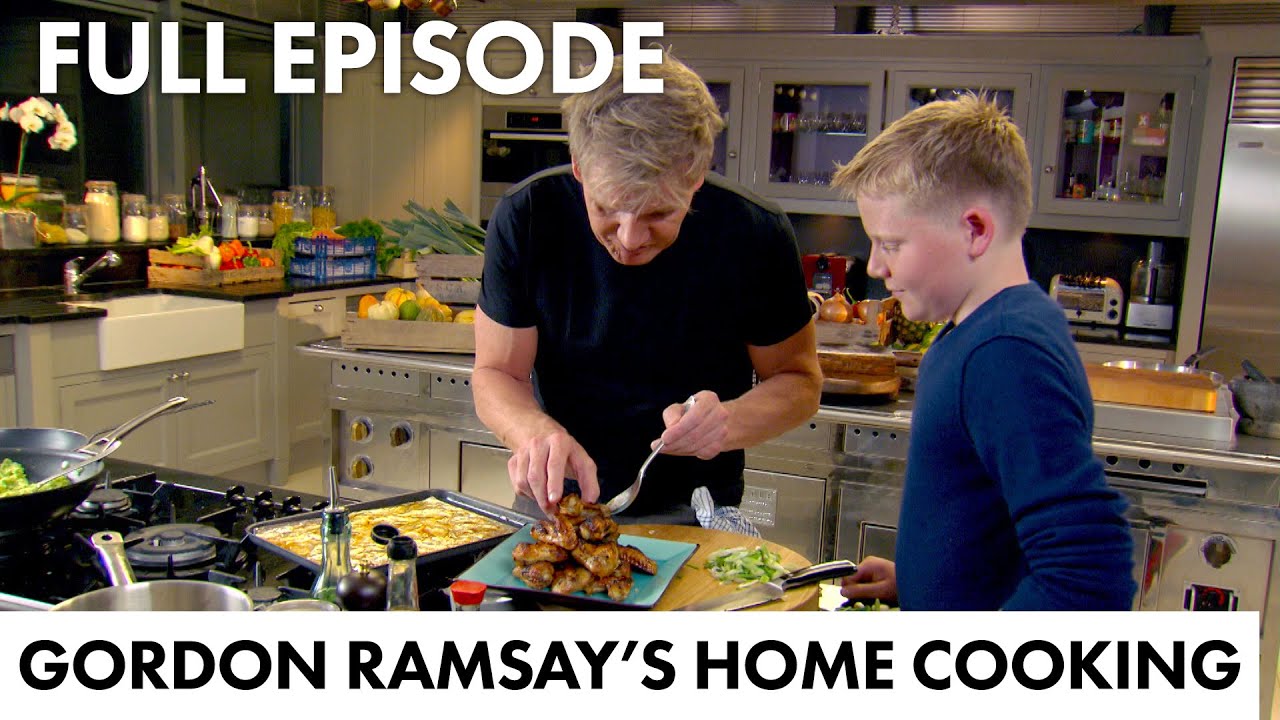 Sticky Spicy Chicken Wings With Gordon Ramsay Home Cooking FULL