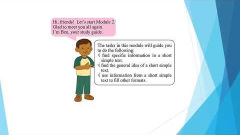 Grade 6 New Syllabus Reading Module 02 -  Lesson 1