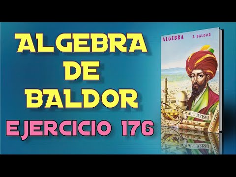 Algebra de Baldor Desde Cero - Ejercicio 176 - Ejercicios 4 al 4 de 9