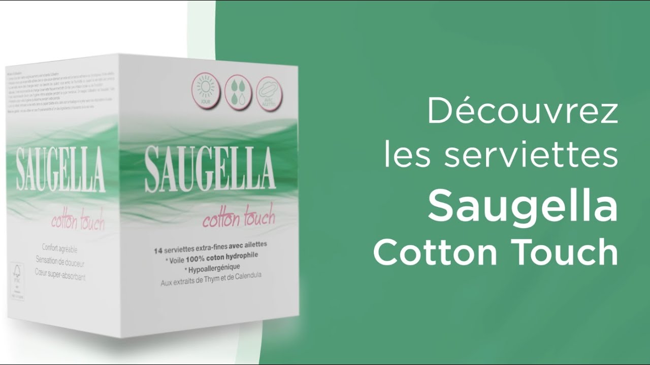 Serviettes hygiéniques Cotton Touch Saugella