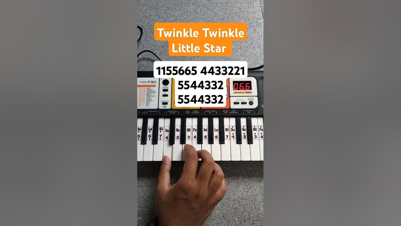 Twinkle Twinkle Little Star Tutorial on Yamaha PSS-F30 #tutorial #shorts Twinkle Twinkle Little Star Tutorial on Yamaha PSS-F30 #tutorial #shorts