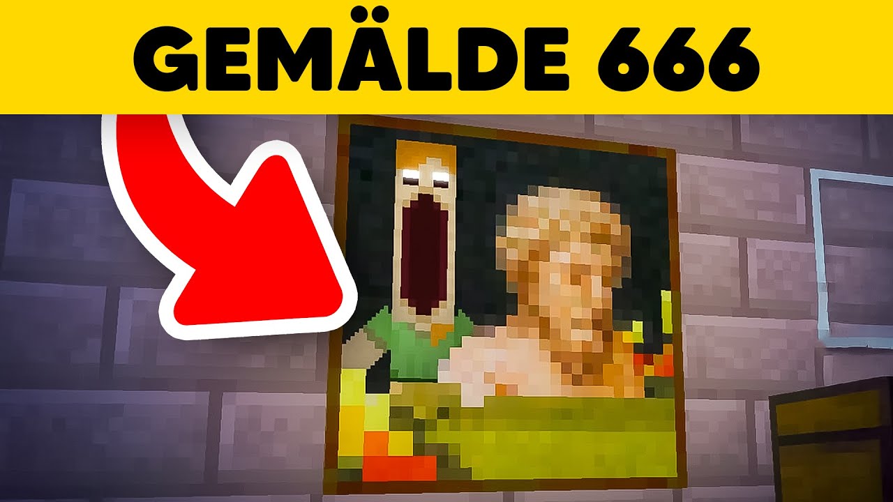 Wir testen Minecraft MYTHEN die in Gemälden VERSTECKT sind!