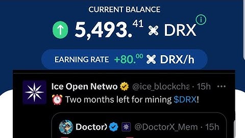 How to rigister and mine DoctorX (DRX) under ICE NETWORK.
