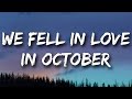 girl in red - we fell in love in october (Lyrics)