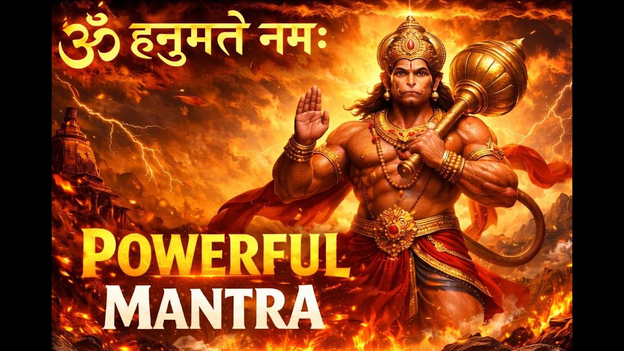 ॐ हनुमते नमः 🙏 | Om Hanumate Namaha | Powerful Hanuman Mantra for StrengthFable_world Live Stream