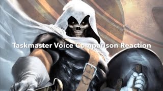 Taskmaster Voice Comparison Reaction