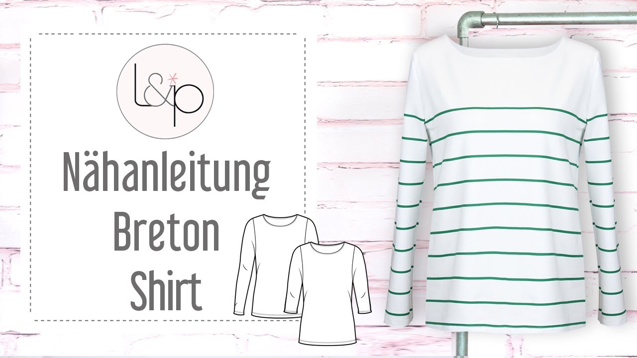 Video-Anleitung: Papierschnittmuster lillesol women No.95 Breton Shirt *mit Video-Nähanleitung ✂✂✂