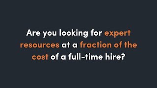 Elevate Managed Services: Expert Resources at a Fraction of the Cost