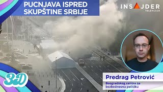 Petrović (BCBP) o pucnjavi ispred Skupštine: Propagandni materijal protiv druge strane