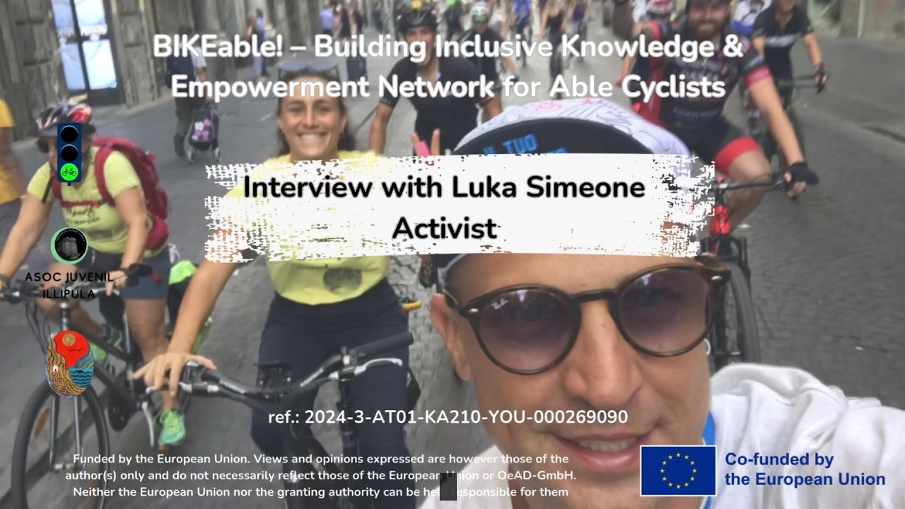 BIKEAble project Interview with Luca Simeone from Napoli Pedalla
