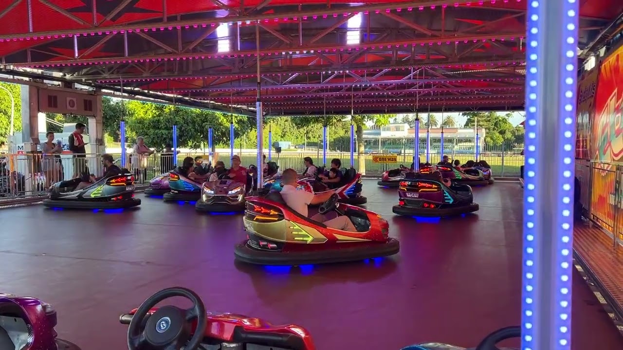 Electric Speedway Dodgems in action